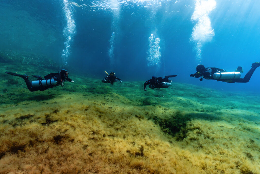 formacion sidemount diver Formation Plongée Loisir julien garnier scuba diving mexico Recreational Diving Courses