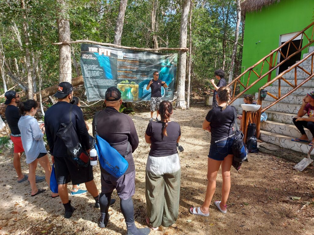 briefing buceo recreativo cenotes julien garnier scuba diving